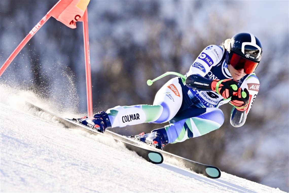 Ilka Štuhec najhitrejša na treningu smuka