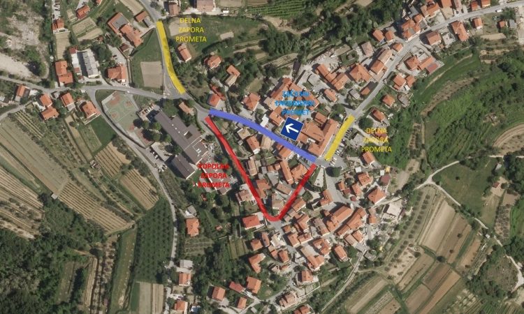 Zaradi gradnje telovadnice bo cesta ob Osnovni šoli Šmarje delno ali popolnoma zaprta