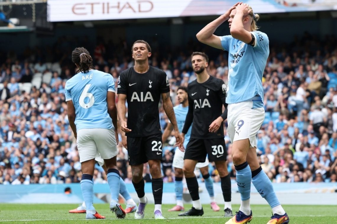 City doma doživel hladen tuš proti Tottenhamu