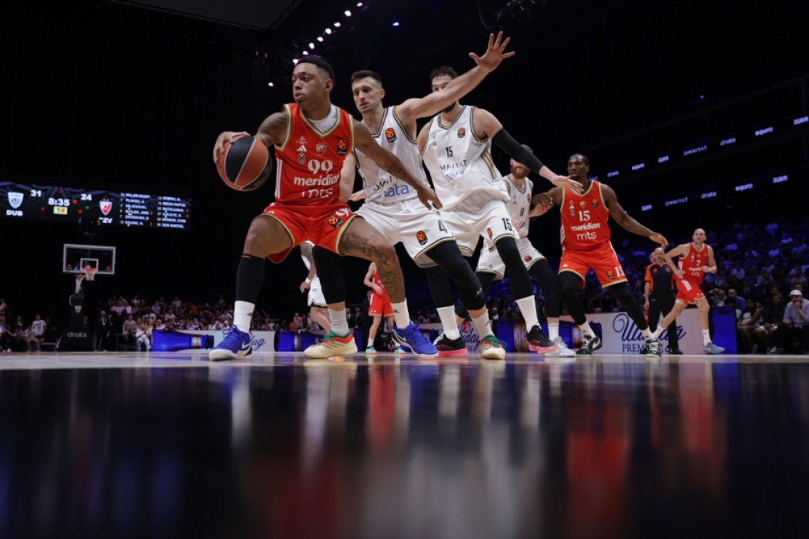 Košarkarji Dubaja premagali vodilno Crveno zvezdo