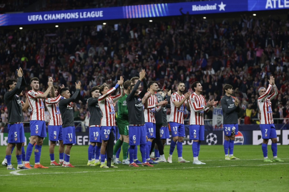 Oblakov Atletico po treh Soerlotovih golih v osmini finala lige prvakov
