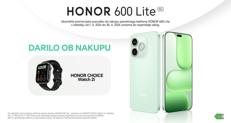 HONOR 600 Lite prinaša zmogljivo baterijo in 108 MP kamero