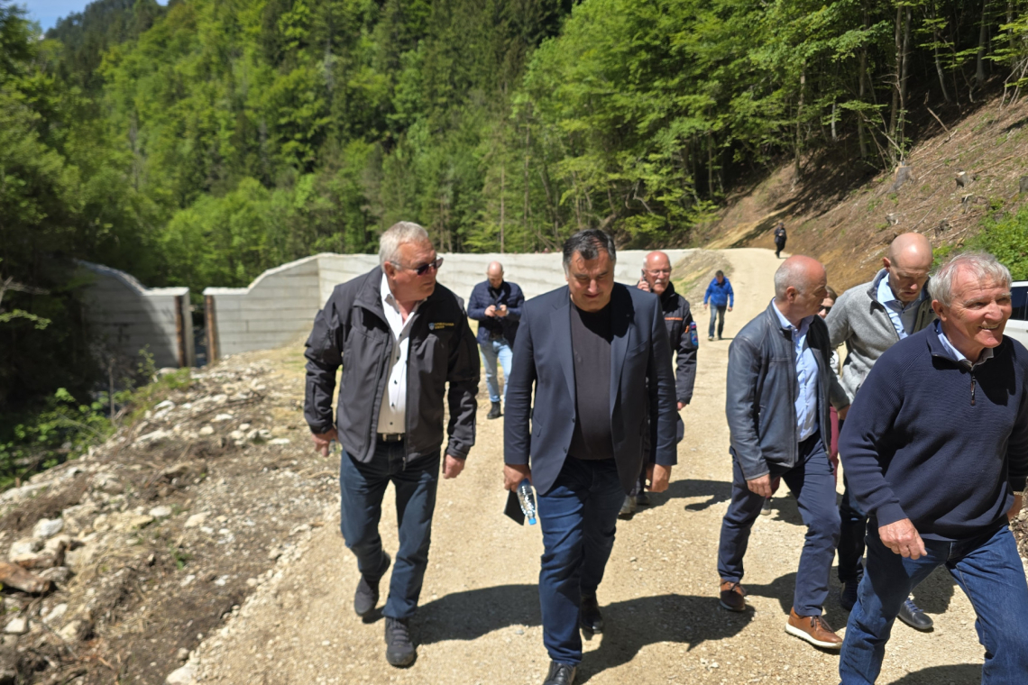 Na Koroški Beli končali pomembno sanacijo plazu